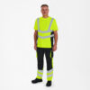 F. Engel Safety Warnschutz T-Shirt - 3820 gelb/schwarz - Model
