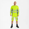 F. Engel Safety Langarm Warnschutz-Shirt - 381 gelb/grün - Model