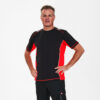 F. Engel Cargo T-Shirt - 2047 schwarz/rot - Model front