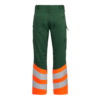 F. Engel Cordura Warn-Hose - 110 grün/orange - Back