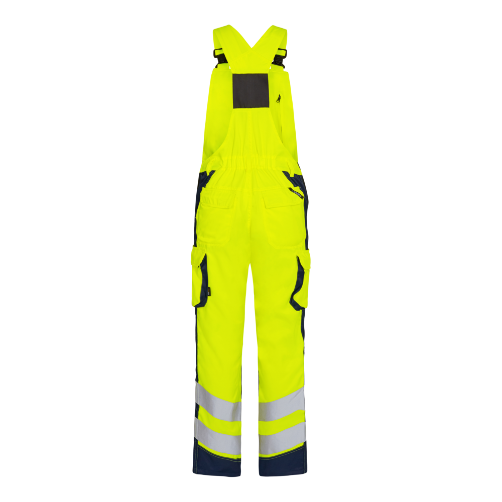 Safety Light Latzhose - 38165 gelb/blauink - Back