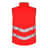 Safety Softshellweste - 47 rot - Back