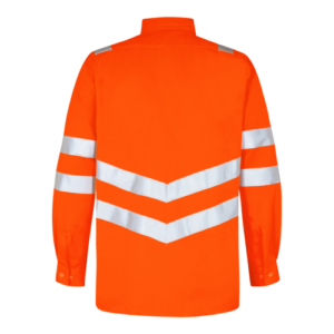 Safety Hemd - 10 orange - Back