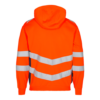 Safety Sweatcardigan - 10165 orange/blauink - Back