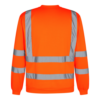 Safety Sweatshirt - 10 orange - Back