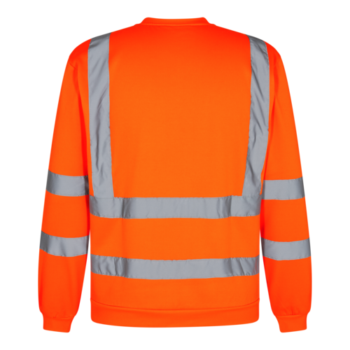 Safety Sweatshirt - 10 orange - Back