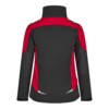 Galaxy Damen Softshelljacke - 79757 anthrazitgrau/tomatenrot - Back