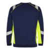Cargo Sweatshirt - 16538 blauink/gelb - Back