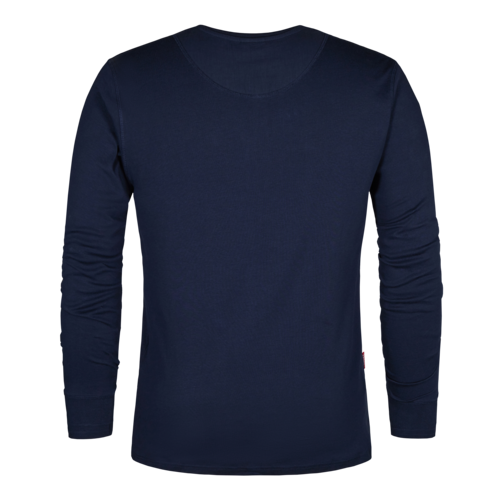 F. Engel Extend Grandad Langarm T-Shirt - 165 blueink - Back