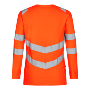 F. Engel Safety Damen langarm-Shirt - 10 orange - Back