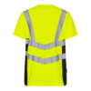 F. Engel Safety Warnschutz T-Shirt - 3820 gelb/schwarz - Back