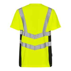F. Engel Safety Warnschutz T-Shirt - 3820 gelb/schwarz - Back