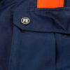 F. Engel Leichte Warn-Hose - 16510 blauink/orange - Back