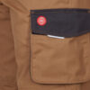 F. Engel Galaxy Light Latzhose - 4179 toffeebraun/anthrazitgrau - Model front