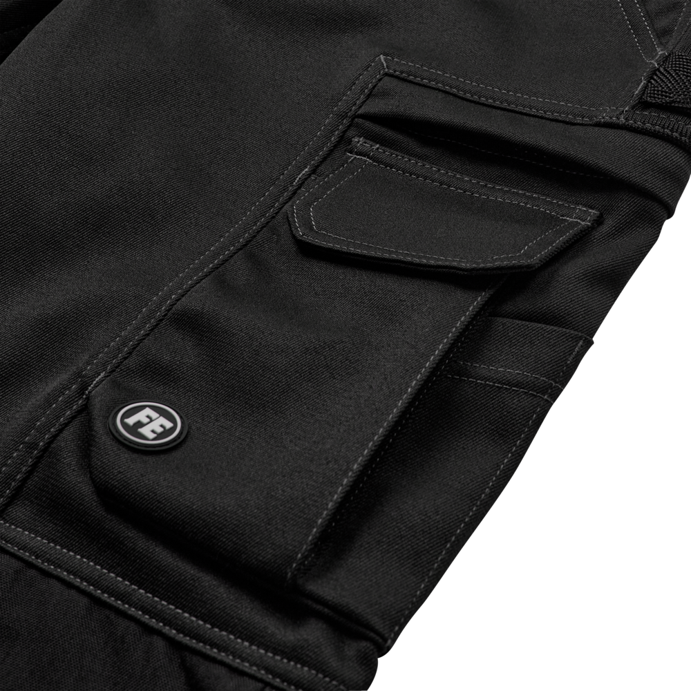 F. Engel X-treme Super Stretch Latzhose - 20 schwarz - Model back