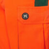 Safety Light Damen Latzhose - 101 orange/grün - Back