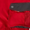 Galaxy Latzhose - 75779 tomatenrot/anthrazitgrau - Back