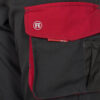 Galaxy Damen Latzhose - 79757 anthrazitgrau/tomatenrot - Model front