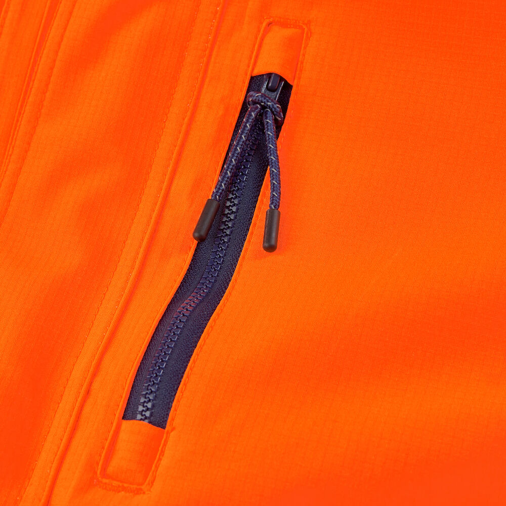 Safety Winteroverall - 10165 orange/blauink - Back