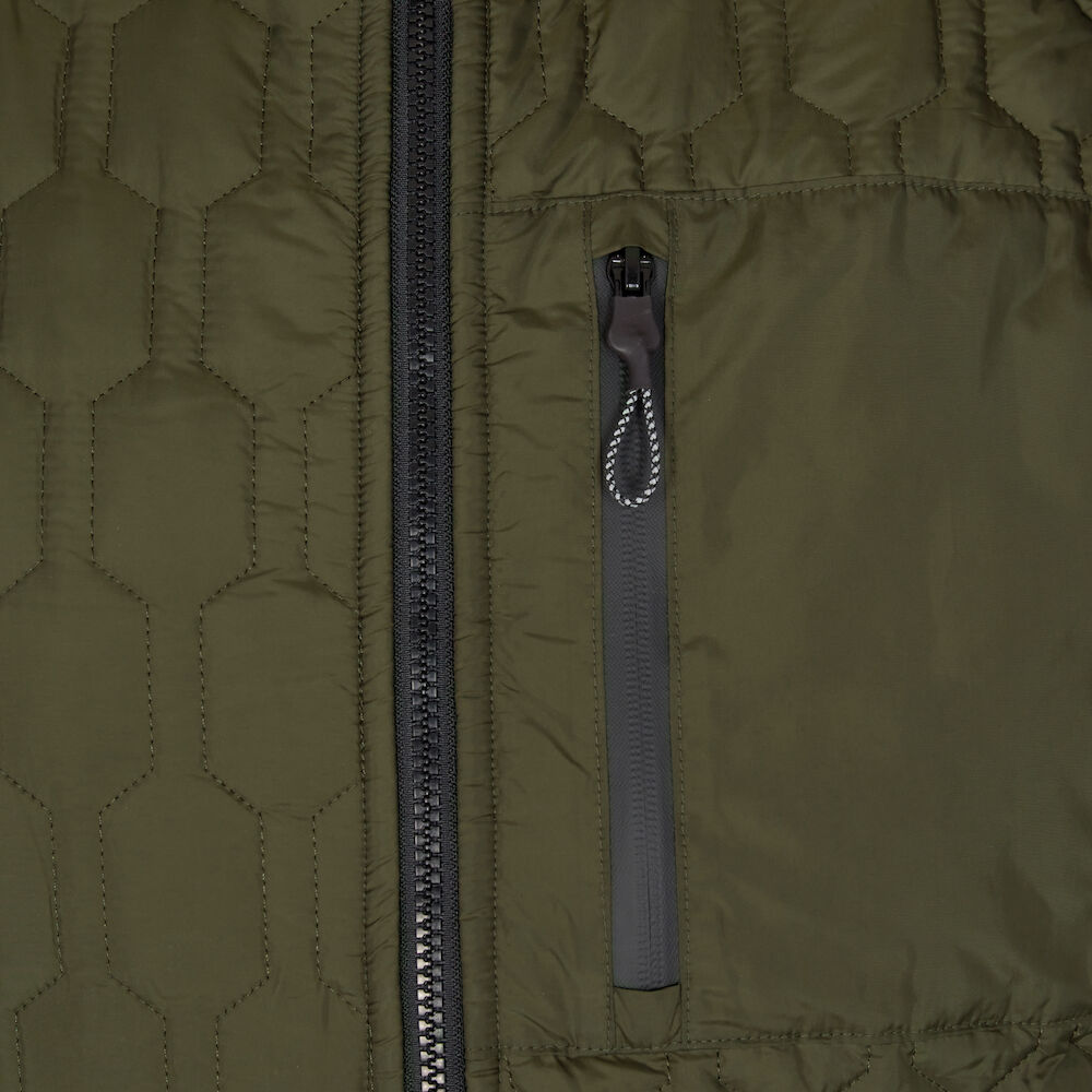 X-treme Steppweste - 53 waldgrün - Model front