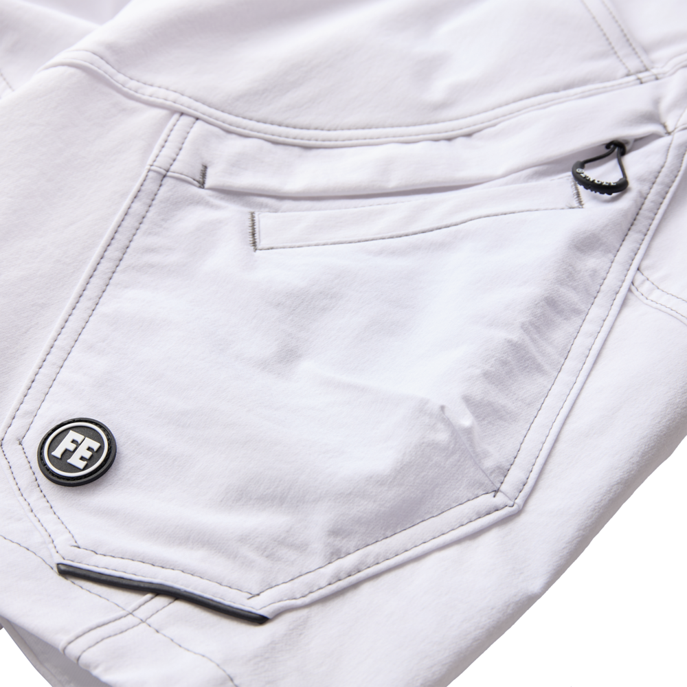 X-treme Handwerkershorts mit 4-Wege-Stretch - 3 weiss - Back