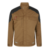 F. Engel Galaxy Light Arbeitsjacke - 4179 toffeebraun/anthrazitgrau - Front
