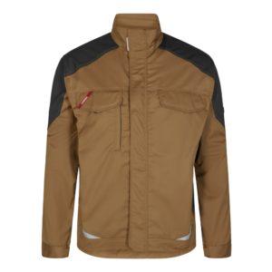F. Engel Galaxy Light Arbeitsjacke - 4179 toffeebraun/anthrazitgrau - Front