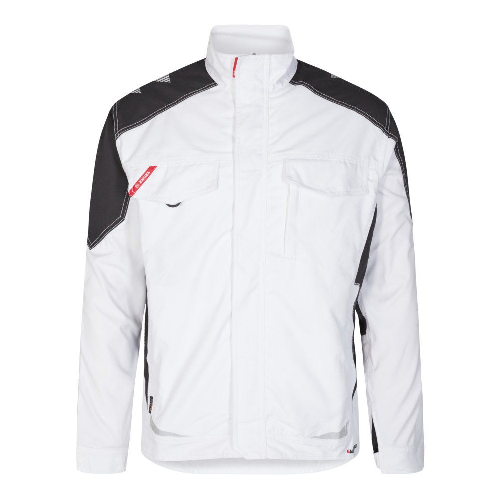 F. Engel Galaxy Arbeitsjacke - 379 weiss/anthrazit - Front