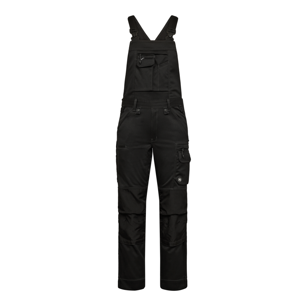 F. Engel X-treme Super Stretch Latzhose - 20 schwarz - Front