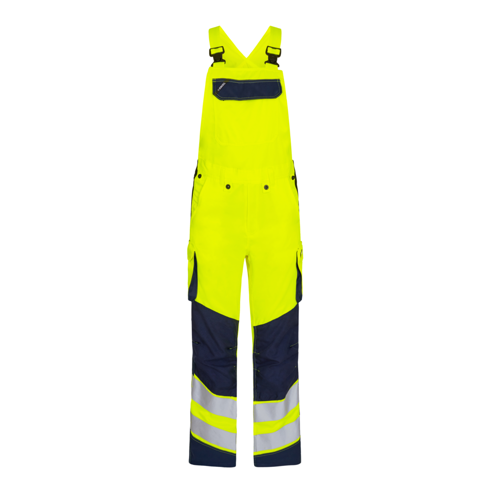 Safety Light Latzhose - 38165 gelb/blauink - Back