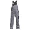Enterprise Baumwolle Latzhose - 2520 grau/schwarz - Front