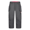 Combat 3/4 Hose mit Holstertaschen - 25 grau - Front