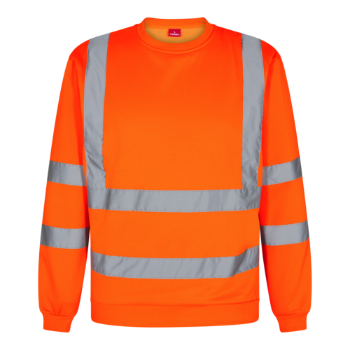 Safety Sweatshirt - 10 orange - Front