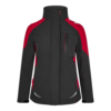 Galaxy Damen Softshelljacke - 79757 anthrazitgrau/tomatenrot - Front
