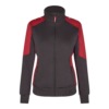 Galaxy Damen Sweatcardigan - 79757 anthrazitgrau/tomatenrot - Front