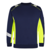 Cargo Sweatshirt - 16538 blauink/gelb - Front