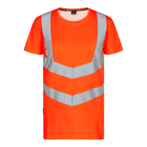 F. Engel Safety Damen Warn-T-Shirt - 10 orange - Front