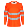 F. Engel Safety Damen langarm-Shirt - 10 orange - Front