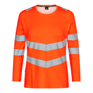 F. Engel Safety Damen langarm-Shirt - 10 orange - Front