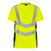 F. Engel Safety Warnschutz T-Shirt - 3820 gelb/schwarz - Front