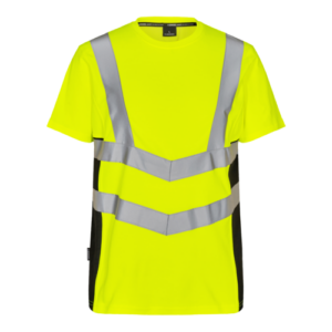 F. Engel Safety Warnschutz T-Shirt - 3820 gelb/schwarz - Front
