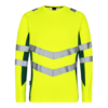 F. Engel Safety Langarm Warnschutz-Shirt - 381 gelb/grün - Front