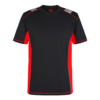 F. Engel Cargo T-Shirt - 2047 schwarz/rot - Front