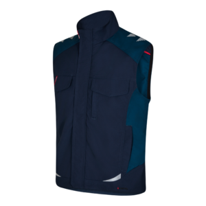 Galaxy Serviceweste - 16577 blauink/petrol - Back