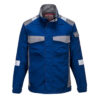 Portwest Bizflame Ultra zweifarbige Jacke - royalblau - Front