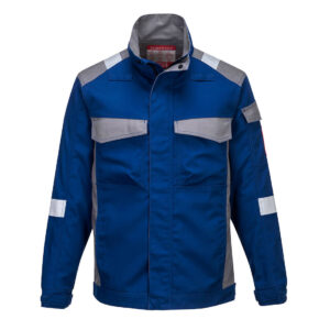 Portwest Bizflame Ultra zweifarbige Jacke - royalblau - Front