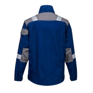 Portwest Bizflame Ultra zweifarbige Jacke - royalblau - Back