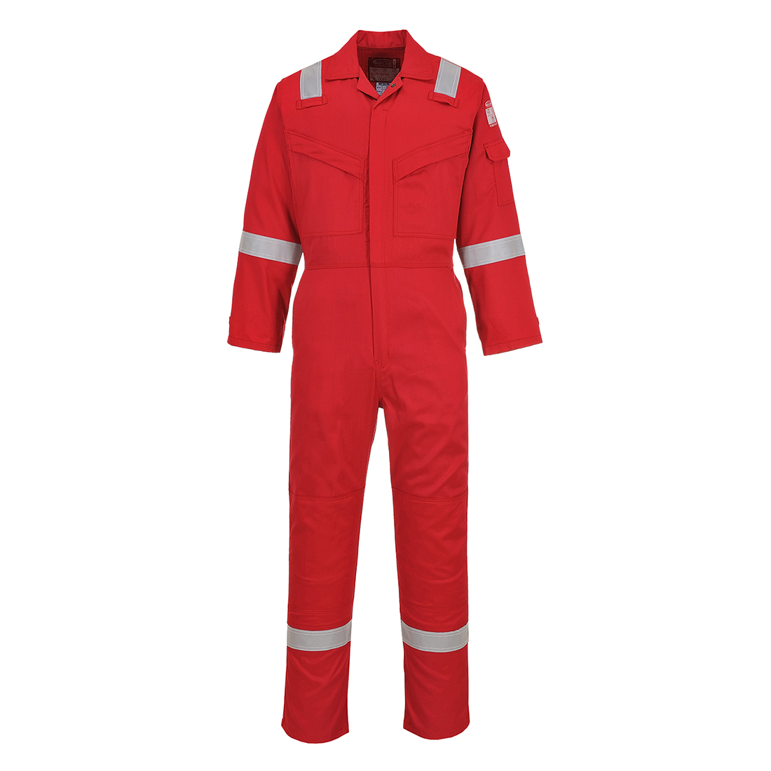 Portwest antistatischer & leichter Overall (210g) - rot - Front