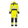 Portwest PW3 FR Warnschutz Overall - gelb/schwarz - Front