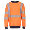 Portwest Flammhemmendes RIS-Sweatshirt - orange - Front